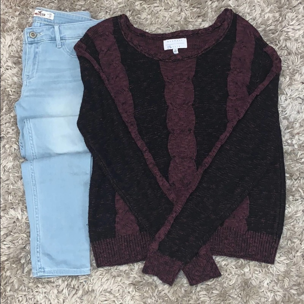 Kendall plus Kylie knitted sweater